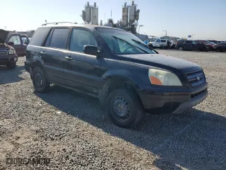 2005 Honda Pilot EX-L with VIN 2HKYF18565H550322, listed as a Copart auction lot 51981245 with 244,692 mi miles and Clean Title. Bid and sale history available at carsss.com. Image 4.