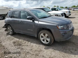2017 Jeep Compass Sport SE with VIN 1C4NJCBA4HD146366, listed as a Copart auction lot 53088095 with 144,309 mi miles and Salvage title. Bid and sale history available at DreamBid. Image 4.