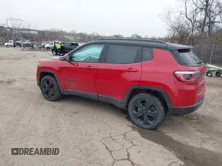 2018 Jeep Compass Latitude with VIN 3C4NJDBB2JT399488, listed as a IAAI auction lot 41553252 with 79,606 mi miles. Bid and sale history available at carsss.com. Image 3.