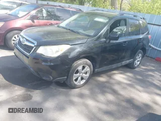 2014 Subaru Forester Premium with VIN JF2SJAEC4EH421003, listed as a IAAI auction lot 42094407 with 110,940 mi miles and . Bid and sale history available at DreamBid. Image 2.