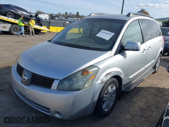 2004 Nissan Quest S z VIN 5N1BV28U94N318734, wystawiony jako IAAI lot #41610533 z przebiegiem Nie podano mil oraz . Historia ofert i sprzedaży dostępna na DreamBid. Obrazek 2.