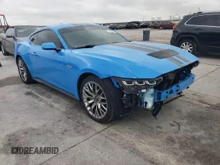 2024 Ford Mustang GT with VIN 1FA6P8CF7R5426438, listed as a Copart auction lot 51600235 with 3,821 mi miles and Salvage Title. Bid and sale history available at carsss.com. Image 11.