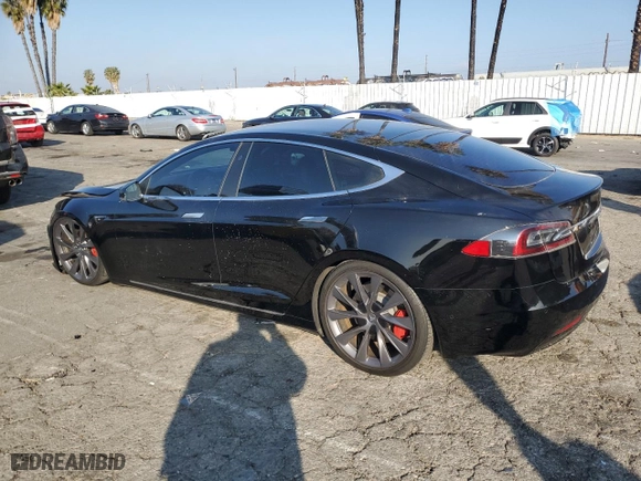 2021 Tesla Model S Long Range Plus with VIN 5YJSA1E23MF427489, listed as a Copart auction lot 89165125 with 11,446 mi miles and Salvage Title. Bid and sale history available at carsss.com. Image 2.