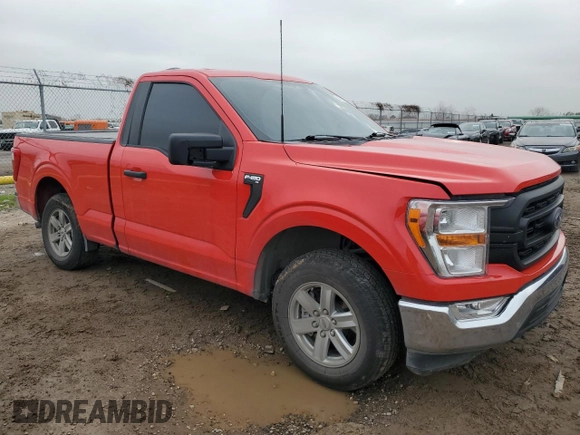 2022 Ford F-150 XL with VIN 1FTMF1CB6NKE06606, listed as a Copart auction lot 42797085 with 45,926 mi miles and Salvage Title. Bid and sale history available at carsss.com. Image 4.