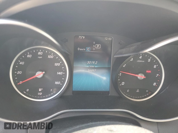 2020 Mercedes-Benz C 300 с VIN 55SWF8DB6LU323203, выставлен на аукционе Copart как лот 58507225 с пробегом 56 897 миль миль и Списание • Salvage title. История ставок и продаж доступна на DreamBid. Изображение 9.