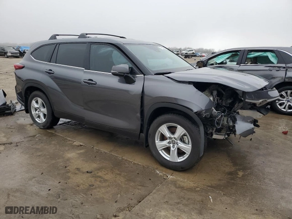 2023 Toyota Highlander L with VIN 5TDKDRAHXPS522812, listed as a Copart auction lot 83299114 with 2,451 mi miles and Clean Title. Bid and sale history available at carsss.com. Image 4.