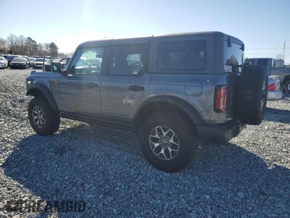 2023 Ford Bronco с VIN 1FMEE5DP6PLA81294, выставлен на аукционе Copart как лот 49076545 с пробегом 13 002 миль миль и На запчасти • Non repairable. История ставок и продаж доступна на DreamBid. Изображение 2.