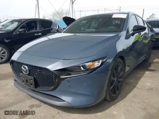 2024 Mazda Mazda3 Hatchback 2.5 S Carbon Edition with VIN JM1BPBLMXR1652534, listed as a IAAI auction lot 41681502 with 17,266 mi miles. Bid and sale history available at carsss.com. Image 2.