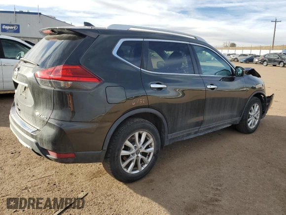 2017 Nissan Rogue SL with VIN 5N1AT2MV5HC731848, listed as a Copart auction lot 42745905 with 136,042 mi miles and Salvage Title. Bid and sale history available at carsss.com. Image 3.