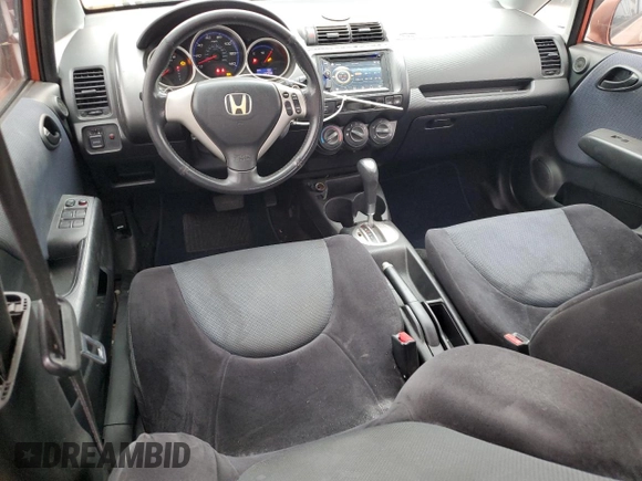 2008 Honda Fit Sport with VIN JHMGD386X8S035284, listed as a Copart auction lot 72399624 with 122,588 mi miles and Salvage Title. Bid and sale history available at carsss.com. Image 8.