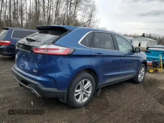 2020 Ford Edge SEL with VIN 2FMPK4J93LBB67416, listed as a Copart auction lot 52334465 with 53,327 mi miles and Clean Title. Bid and sale history available at carsss.com. Image 3.