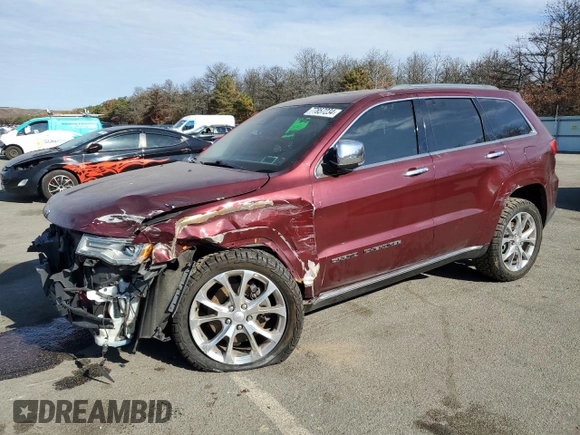 2019 Jeep Grand Cherokee Summit with VIN 1C4RJFJT3KC595525, listed as a Copart auction lot 77857234 with 67,104 mi miles and Salvage Title. Bid and sale history available at carsss.com. Image 1.