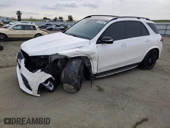 2022 Mercedes-Benz GLE 350 z VIN 4JGFB4KB9NA765778, wystawiony jako Copart lot #45435445 z przebiegiem 39 672 mil mil oraz Szkoda całkowita • Salvage title. Historia ofert i sprzedaży dostępna na DreamBid. Obrazek 1.