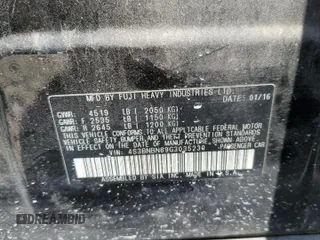 2016 Subaru Legacy Limited with VIN 4S3BNBN69G3035230, listed as a Copart auction lot 63239705 with 93,676 mi miles and Salvage title. Bid and sale history available at DreamBid. Image 12.