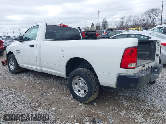 2019 Ram 1500 Tradesman z VIN 3C6JR6DG2KG705859, wystawiony jako IAAI lot #41716700 z przebiegiem 128 721 mil mil oraz . Historia ofert i sprzedaży dostępna na DreamBid. Obrazek 13.