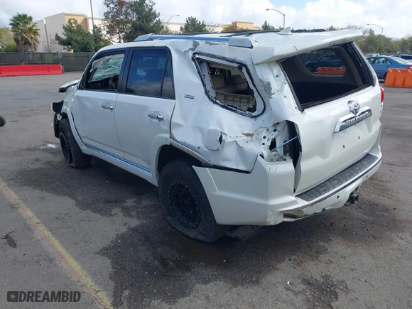 2010 Toyota 4Runner SR5 with VIN JTEZU5JR0A5003972, listed as a IAAI auction lot 41557522 with 0 mi miles. Bid and sale history available at carsss.com. Image 3.