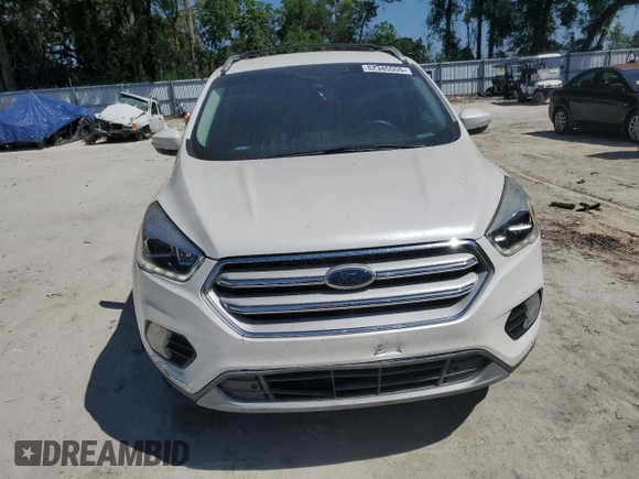 2017 Ford Escape Titanium with VIN 1FMCU0J92HUE86731, listed as a Copart auction lot 52345555 with 81,723 mi miles and Salvage Title. Bid and sale history available at carsss.com. Image 5.