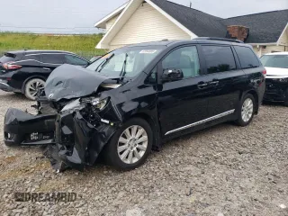 2011 Toyota Sienna XLE with VIN 5TDDK3DC8BS020059, listed as a Copart auction lot 62954985 with 219,974 mi miles and Salvage title. Bid and sale history available at DreamBid. Image 1.