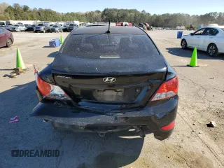 2012 Hyundai Accent GLS with VIN KMHCU4AE7CU159755, listed as a Copart auction lot 49950565 with 167,549 mi miles and Salvage Title. Bid and sale history available at carsss.com. Image 6.