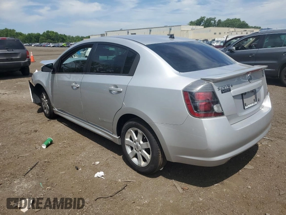 2012 Nissan Sentra SR with VIN 3N1AB6AP3CL616377, listed as a Copart auction lot 62715705 with 100,479 mi miles and Salvage title. Bid and sale history available at DreamBid. Image 2.