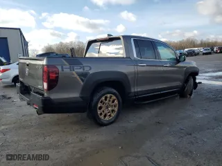 2022 Honda Ridgeline RTL-E with VIN 5FPYK3F74NB003101, listed as a Copart auction lot 47084125 with 42,611 mi miles and Salvage Title. Bid and sale history available at carsss.com. Image 3.