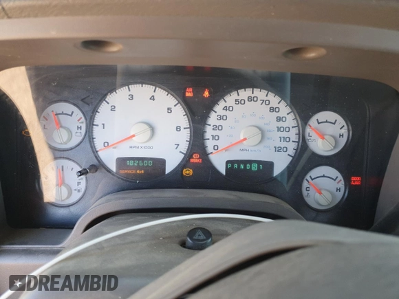 2003 Dodge 1500 ST with VIN 1D3HU18D33J616687, listed as a Copart auction lot 54588085 with 182,600 mi miles and Salvage Title. Bid and sale history available at DreamBid. Image 9.