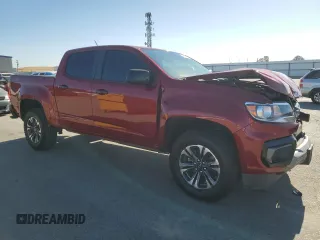 2021 Chevrolet Colorado 2WD Z71 with VIN 1GCGSDEN6M1123578, listed as a Copart auction lot 58179025 with 71,664 mi miles and Salvage title. Bid and sale history available at DreamBid. Image 4.