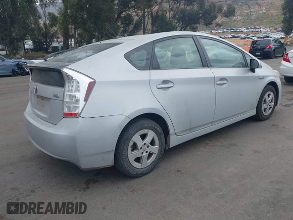 2010 Toyota Prius II with VIN JTDKN3DU7A5177691, listed as a IAAI auction lot 42118814 with 194,472 mi miles. Bid and sale history available at carsss.com. Image 4.
