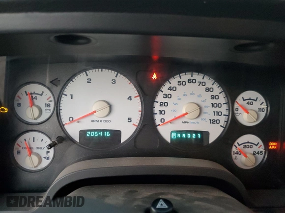 2005 Dodge Ram 3500 SLT with VIN 3D7LS38C65G837416, listed as a Copart auction lot 71166604 with 205,416 mi miles and Salvage Title. Bid and sale history available at carsss.com. Image 9.