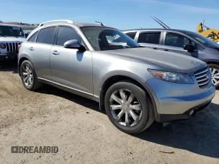 2004 Infiniti FX with VIN JNRAS08W54X224675, listed as a Copart auction lot 76744714 with 224,761 mi miles and Clean Title. Bid and sale history available at DreamBid. Image 4.