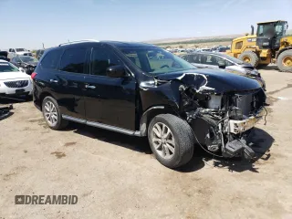 2013 Nissan Pathfinder SL with VIN 5N1AR2MN8DC634345, listed as a Copart auction lot 57957755 with 137,674 mi miles and Salvage title. Bid and sale history available at DreamBid. Image 4.