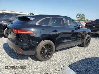 2018 Jaguar F-Pace 25t Premium with VIN SADCJ2FX6JA299858, listed as a Copart auction lot 59212765 with 74,971 mi miles and Salvage title. Bid and sale history available at DreamBid. Image 3.