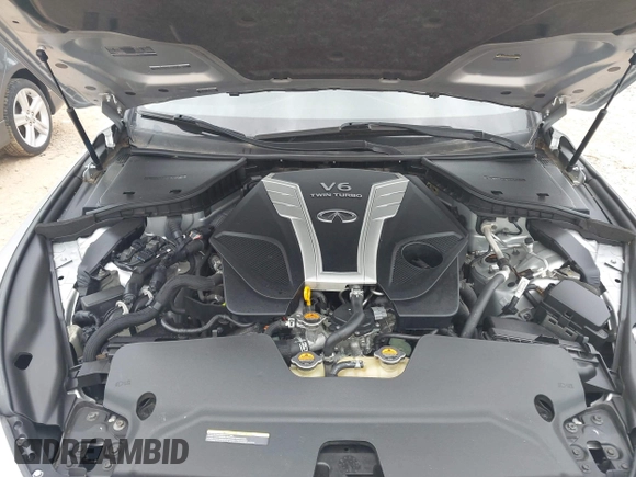 2018 Infiniti Q50 3.0t Luxe with VIN JN1EV7AR0JM433540, listed as a IAAI auction lot 42129284 with 105,966 mi miles. Bid and sale history available at carsss.com. Image 10.