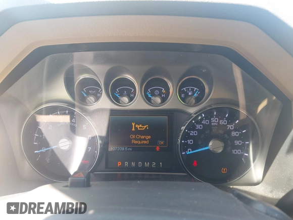 2012 Ford F-250 XL with VIN 1FT7W2B6XCEC41016, listed as a IAAI auction lot 41680784 with 107,209 mi miles and . Bid and sale history available at DreamBid. Image 7.