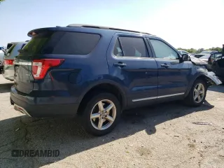 2017 Ford Explorer XLT z VIN 1FM5K8D86HGA19634, wystawiony jako Copart lot #53196185 z przebiegiem Nie podano mil oraz Szkoda całkowita • Salvage title. Historia ofert i sprzedaży dostępna na DreamBid. Obrazek 3.