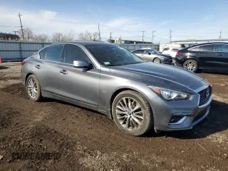 2018 Infiniti Q50 Sport with VIN JN1EV7AR3JM442233, listed as a Copart auction lot 51812365 with 41,335 mi miles and Salvage Title. Bid and sale history available at DreamBid. Image 4.