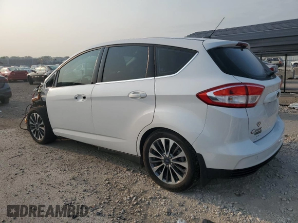 2017 Ford C-Max Energi Titanium with VIN 1FADP5FU3HL100162, listed as a Copart auction lot 62910724 with 68,736 mi miles and Salvage Title. Bid and sale history available at carsss.com. Image 2.
