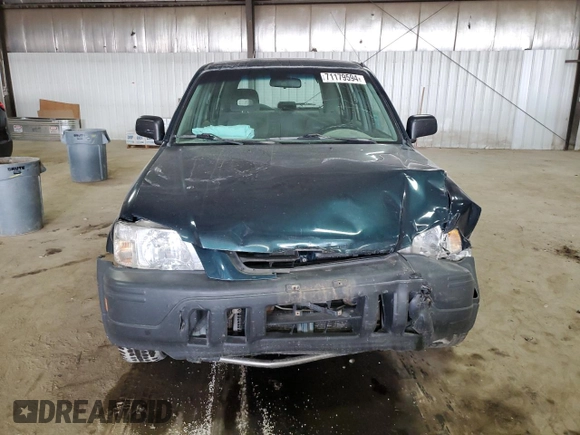 1997 Honda CR-V with VIN JHLRD184XVC032018, listed as a Copart auction lot 71179594 with 135,000 mi miles and Salvage Title. Bid and sale history available at carsss.com. Image 5.