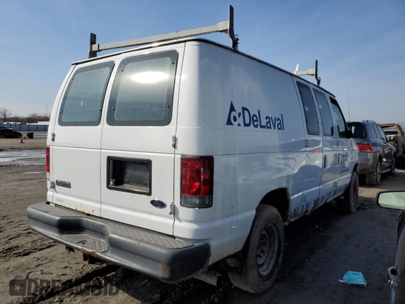 2008 Ford Econoline Cargo Commercial with VIN 1FTNE24L98DA24003, listed as a Copart auction lot 40831554 with 343,473 mi miles and Clean Title. Bid and sale history available at DreamBid. Image 3.