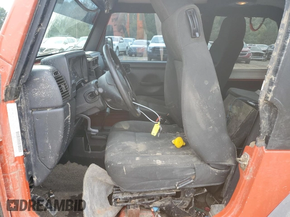 2006 Jeep Wrangler SE with VIN 1J4FA29S66P706665, listed as a Copart auction lot 70776714 with 154,600 mi miles and Salvage Title. Bid and sale history available at carsss.com. Image 7.