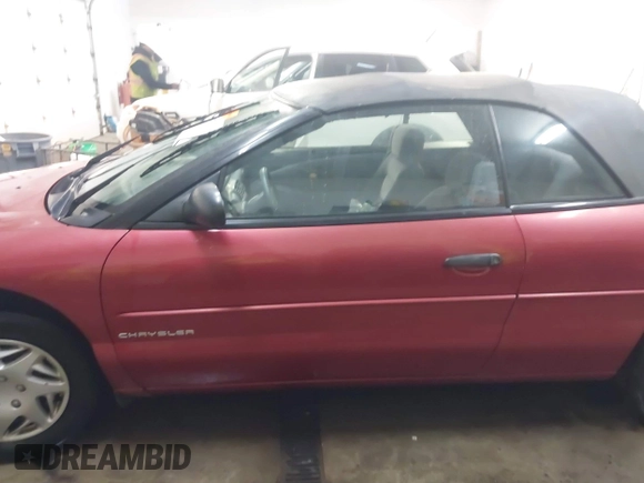 1996 Chrysler Sebring with VIN 3C3EL45X6TT278343, listed as a IAAI auction lot 41743385 with 140,200 mi miles and . Bid and sale history available at DreamBid. Image 14.