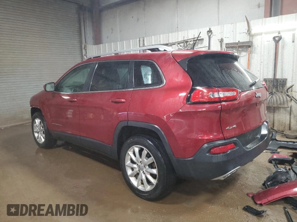 2015 Jeep Cherokee Limited with VIN 1C4PJMDS8FW630837, listed as a Copart auction lot 52094015 with 97,978 mi miles and Salvage Title. Bid and sale history available at DreamBid. Image 2.