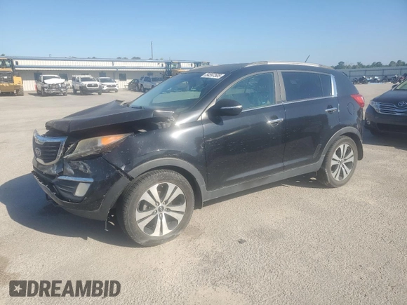 2011 Kia Sportage EX with VIN KNDPC3A29B7145281, listed as a Copart auction lot 54597505 with 32,468 mi miles and Salvage title. Bid and sale history available at DreamBid. Image 1.