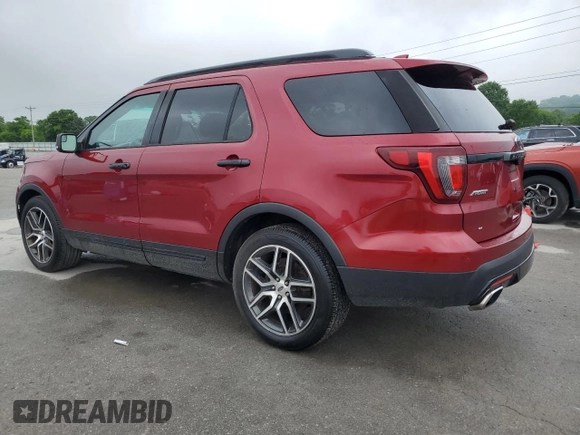 2017 Ford Explorer Sport z VIN 1FM5K8GT1HGB80215, wystawiony jako Copart lot #56159445 z przebiegiem 198 513 mil mil oraz Czysty tytuł • Clean title. Historia ofert i sprzedaży dostępna na DreamBid. Obrazek 2.