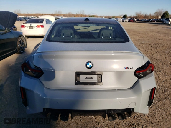 2025 BMW M2 z VIN 3MF23DM03S8F00757, wystawiony jako Copart lot #79146734 z przebiegiem 478 mil mil oraz Szkoda całkowita • Salvage title. Historia ofert i sprzedaży dostępna na DreamBid. Obrazek 6.
