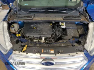 2017 Ford Escape SE with VIN 1FMCU0GD2HUD58873, listed as a Copart auction lot 55651915 with 210,168 mi miles and Clean Title. Bid and sale history available at carsss.com. Image 12.