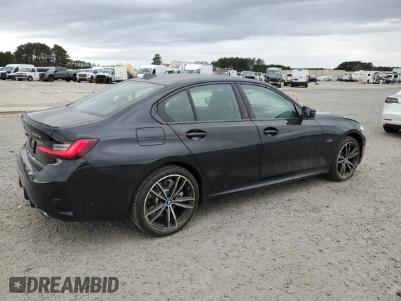 2023 BMW 3 Series 330e xDrive with VIN 3MW39FS05P8D22715, listed as a Copart auction lot 86916144 with 25,819 mi miles and Salvage Title. Bid and sale history available at carsss.com. Image 3.