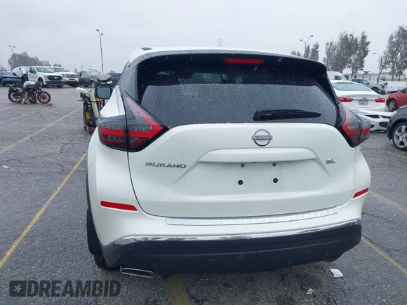 2024 Nissan Murano SL with VIN 5N1AZ2CJ1RC125963, listed as a IAAI auction lot 41809276 with 4,626 mi miles. Bid and sale history available at carsss.com. Image 16.