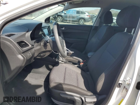 2021 Hyundai Accent SEL with VIN 3KPC24A65ME137515, listed as a Copart auction lot 53402215 with 39,882 mi miles and Salvage title. Bid and sale history available at DreamBid. Image 7.