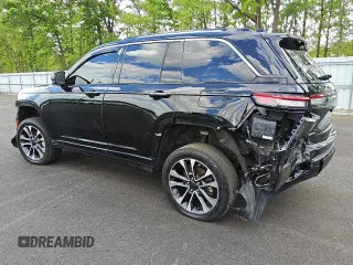2022 Jeep Grand Cherokee Overland with VIN 1C4RJHDG6N8605367, listed as a Copart auction lot 54535385 with 75,040 mi miles and Clean title. Bid and sale history available at DreamBid. Image 2.